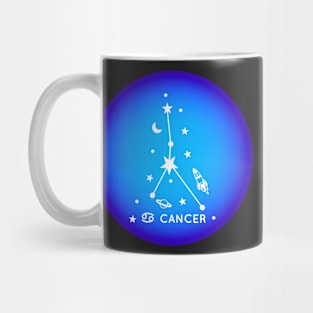 Cancer Zodiac Sign Aura Mug